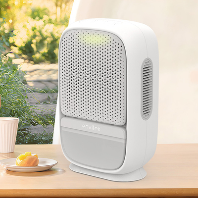 White Ultra Quiet Peltier Dehumidifier Cooler With Auto Off 60W